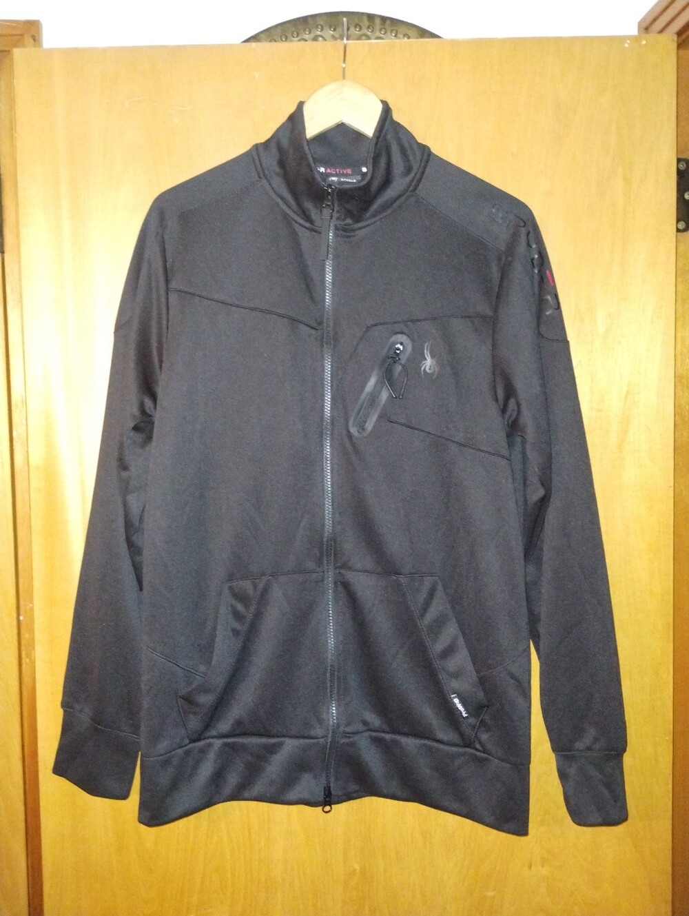 Spyder Proweb Men’s Black Full-Zip Lightweight Softshell Jacket